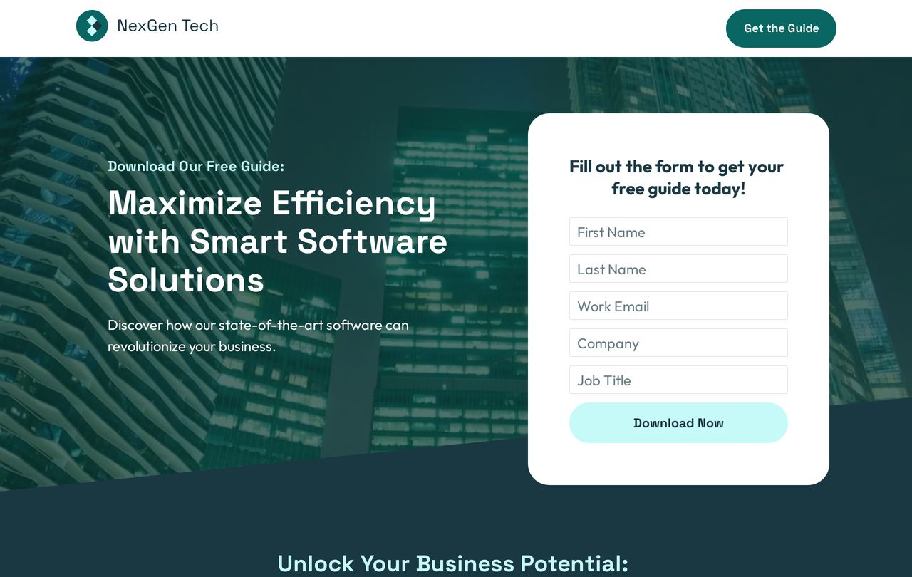 B2B Guide Lead Magnet